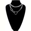 Chic Multi Layer Cuban Chain Necklace Versatile Y Designs Necklace Multi Layer Cuban Chains for Edgy Streetwear Look