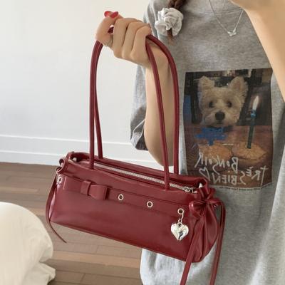 Kleines Design-Motorradtasche, Baguette-Tasche, Modische Einzel-Schultertasche zum Unterarm