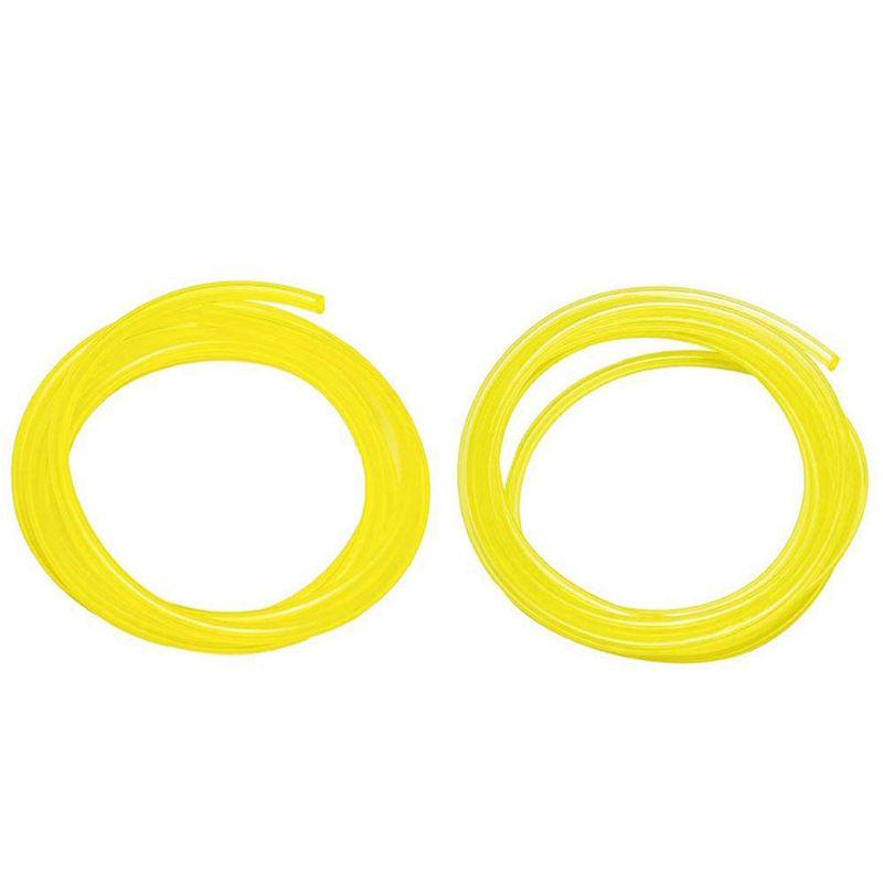 A96I-5 Feet 3 Sizes Fuel Line Hose With Snap In Bulb, Pouland Bulb, Fuel Filter Fit For Zama Stihl Poulan Weedeater Craftsman Hu