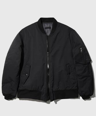 Jemut Cardi Oversized Ma-1 Jacket Black Yhjk2319