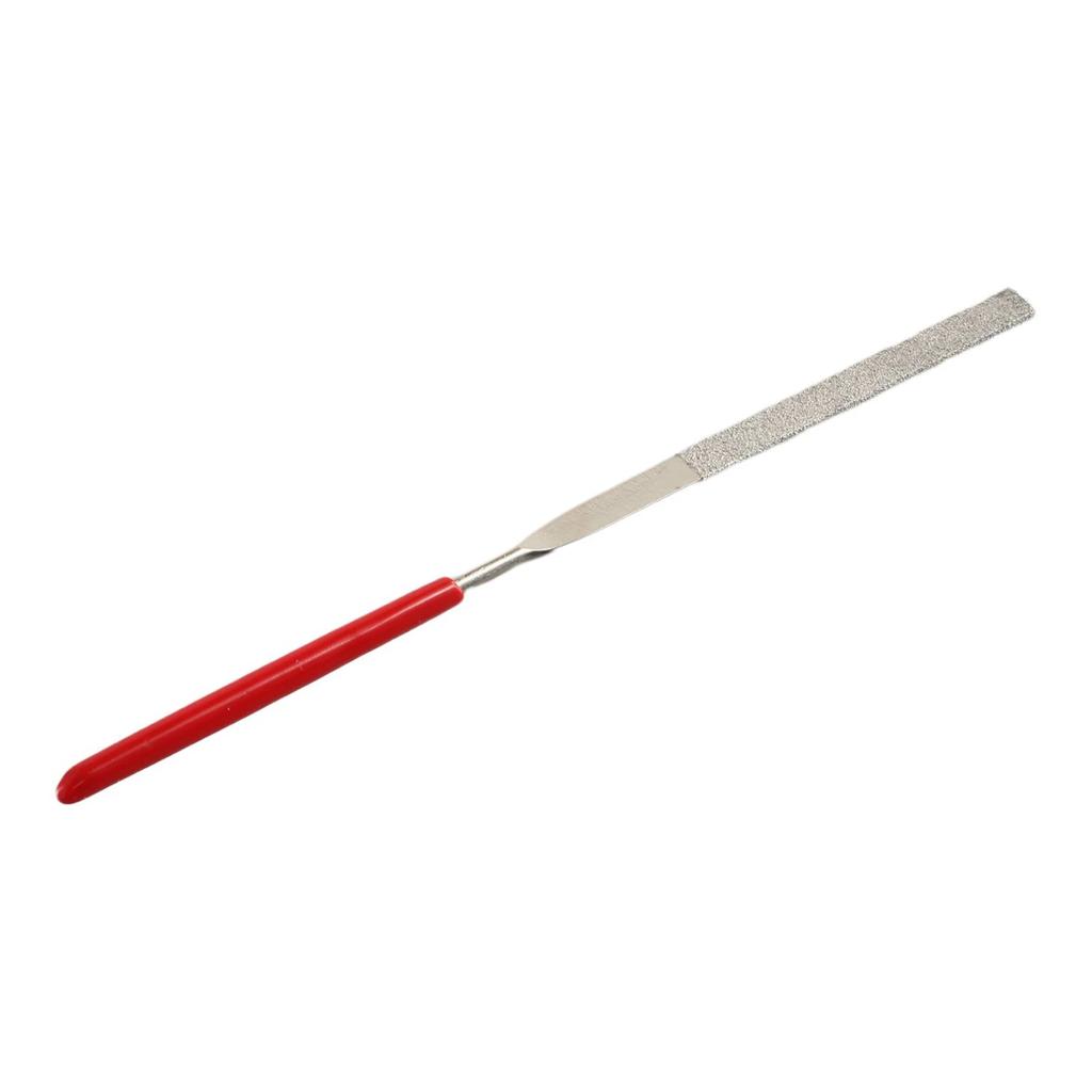Needle Files Set Mini Needle Files Room Home Indoor Grinding Red+Silver Electroplated Emery Long Service Life