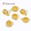 18K Gold Plated Bail Tube Beads Connector For Jewelry,Bail Beads For DIY Pendant Making DIY Accessories Findings