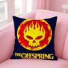 The O-Offspring Band Pillow Case Comfort Sofa Bed Silky Elegant Invisible Zipper Custom Decorative Cushion Cover