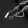 Chain Spring Buckle Bracelet Fashion Ins Neutral Fengshui Bracelet Men and Women  Bracelet