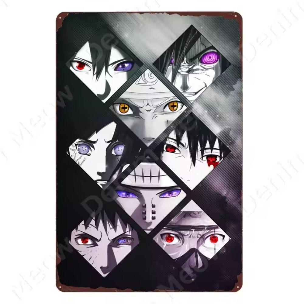 Japanese Anime Heroes Vintage Metal Tin Sign Home Decor 20x30cm