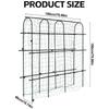 Garden Cucumber Trellis Large Metal Trellis Detachable Climbing Arch Plants Support Outdoor U-Frame Trellis for Climbing Plant