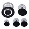 1 Set Gas Burner Flame Cap With Lid Plus 5 Stove Handles Cooker Hat for Home Cooking Oven Utility