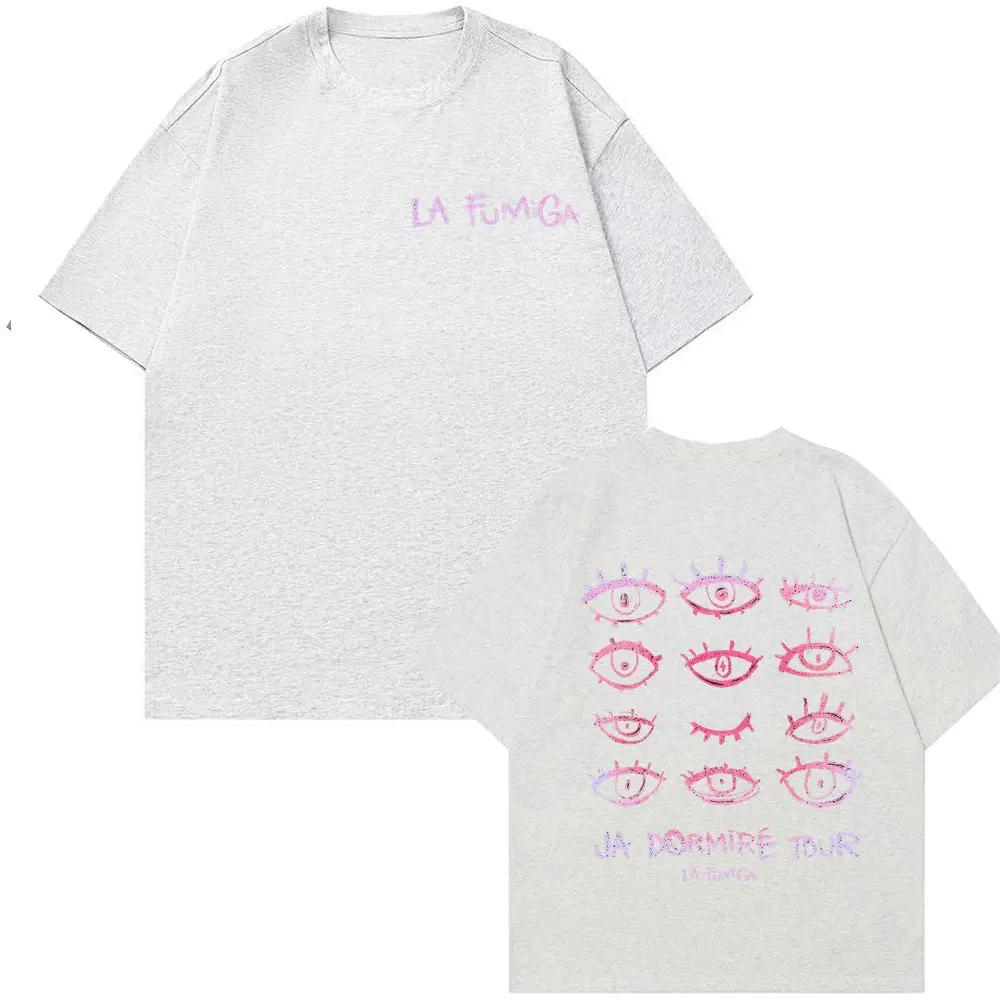 Band La Fumiga Ja Dormire Tour 2026 Graphic Tshirt Unisex Fashion Hip Hop Oversized TShirt Streetwear Unisex Short Sleeve T Shirts