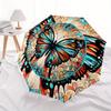 1pc Butterfly Mandala Automatic Umbrella High Quality Canopy, Portable Folding Umbrella with, Ideal Gift for - Travel 182