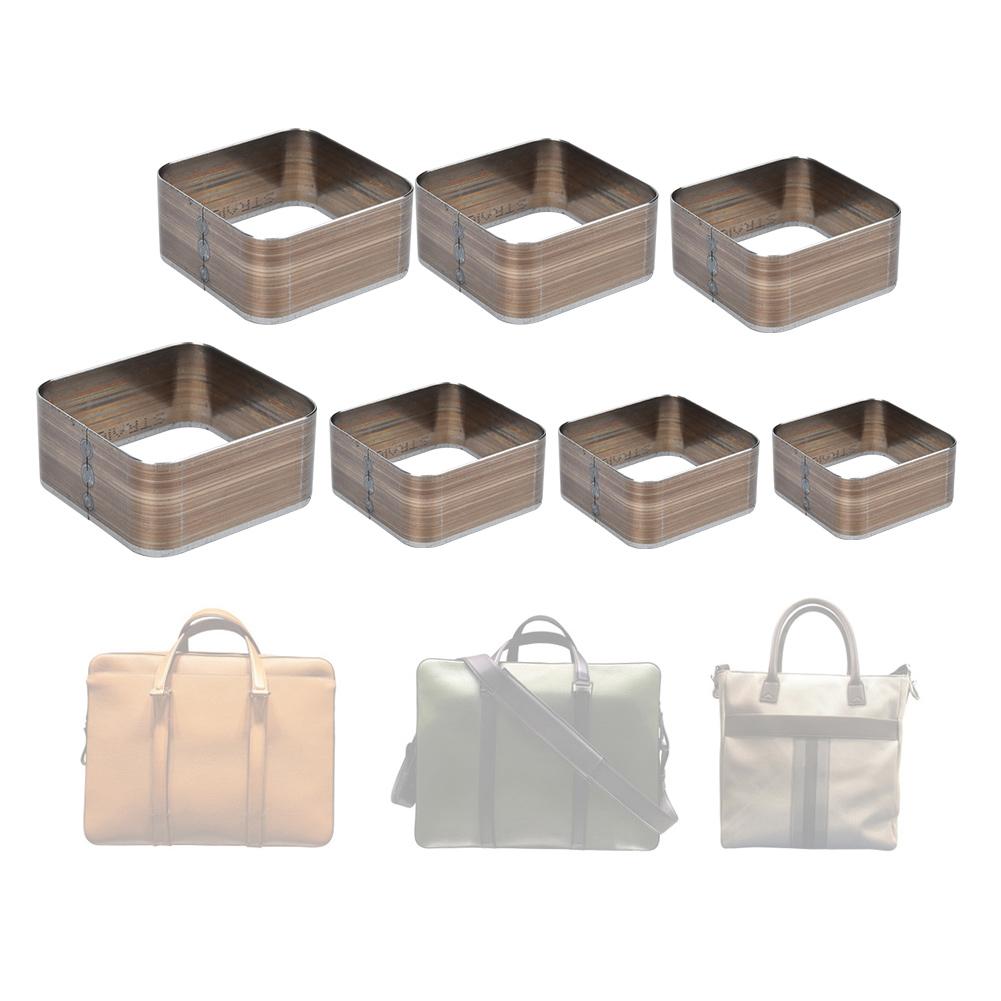 7 STÜCKE 20 50MM Lederhandwerk Quadratischer Stanzformschneider DIY Leder Stanzmesser Formvorlage