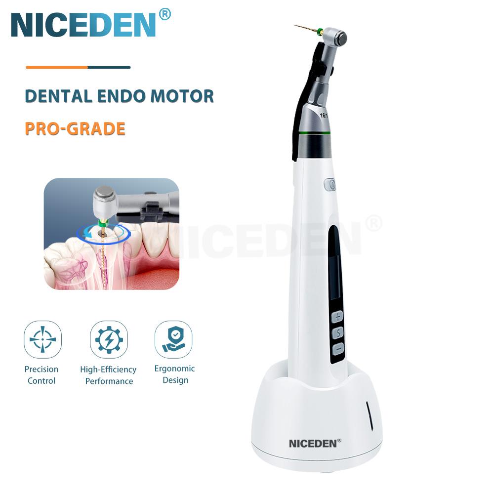 Niceden 2025 9 Modes New Type Wireless Dental Endo Motor 16: 1 Endodontic for Dental Root Canal Endodontic Micromotor Good