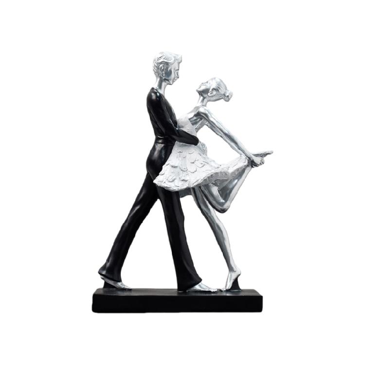 Dancing Ballet Couples Figurines Ballerinas Statues Ballet Dancer Sculptures Decorative Ornament Modern Home Decors