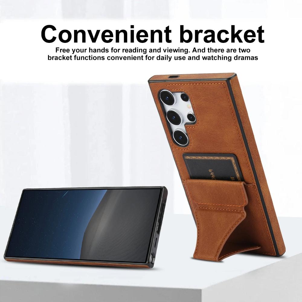 Retro Leather Phone Case for Samsung Galaxy S26 Ultra S26+S25 Edge S24 Fe S23 Plus S22 S21 S20 Note20 Card Holder Magnetic Cover