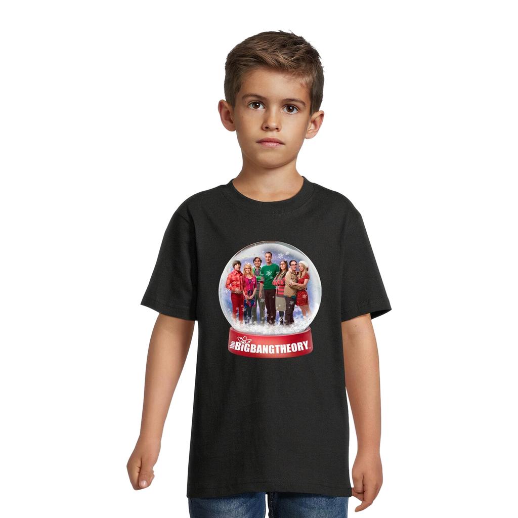 The Big Bang Theory Mens Snow Globe Cotton Christmas T-Shirt