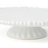 Francfranc Pearl Cake Stand, 1 Tier, White, Servingware, Cake Plate