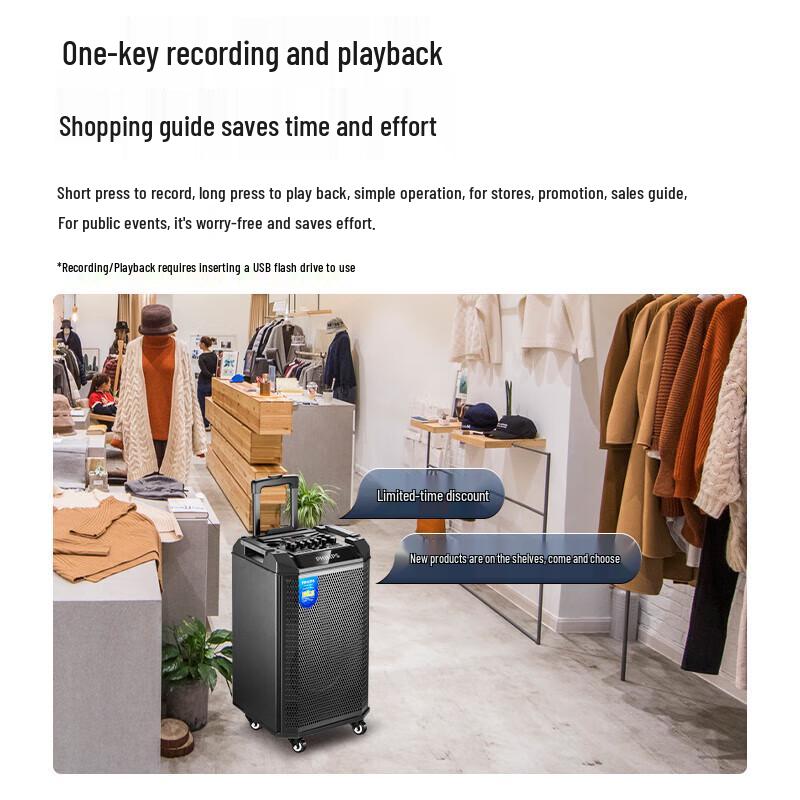 Philips SD180 8-inch Portable Outdoor KTV Speaker