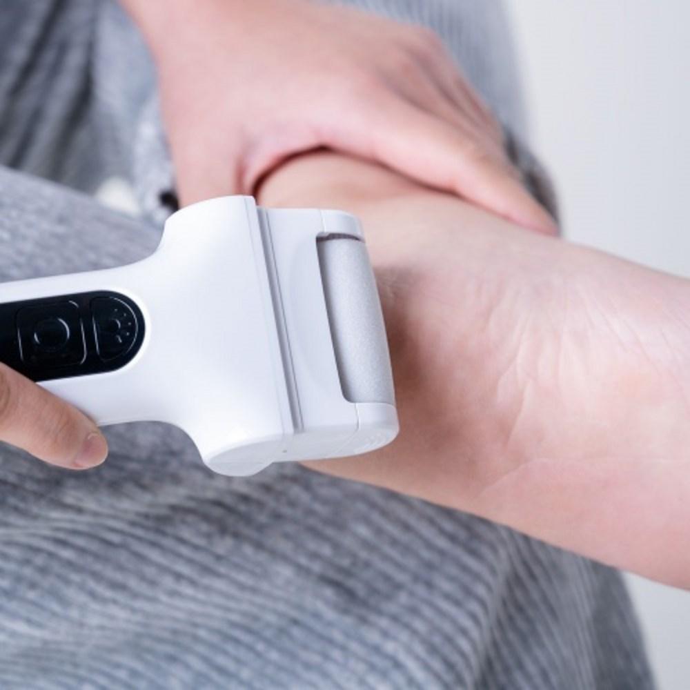 Cresome Electric USB Wireless Foot Callus Remover, White, CRE-F001
