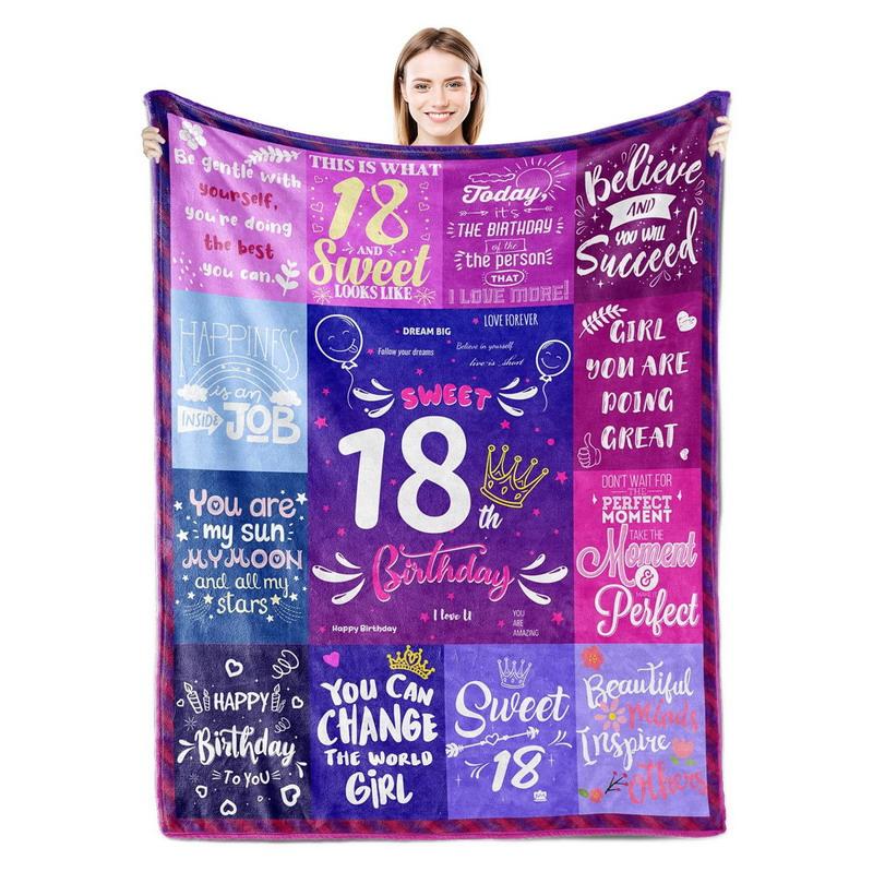 Das perfekte Geburtstagsgeschenk für sie | Gemütliche Wohndecke für Frauen, Mama, Schwester oder beste Freundin Alter kann sein