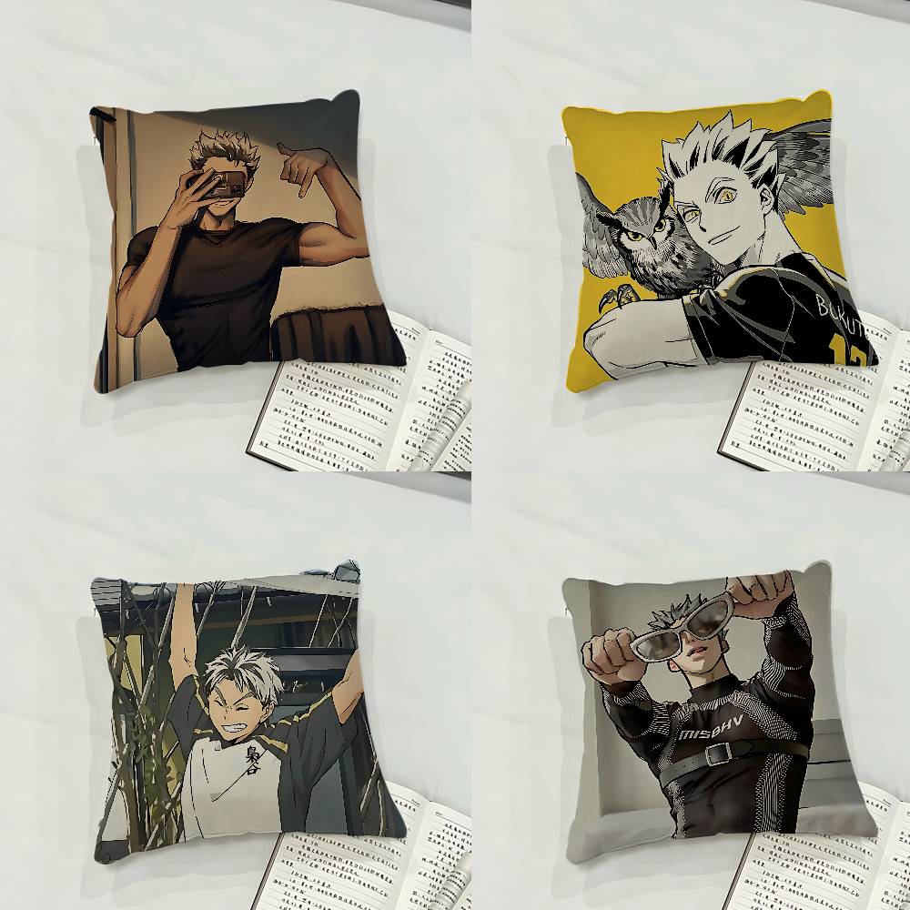 Kotaro Bokuto Case Plush Fabric Soft Pillowcase Double Sided Print Cushion Cover Household Gifts