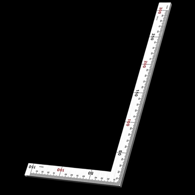 Moli Stainless Steel L-shaped Right Angle Ruler