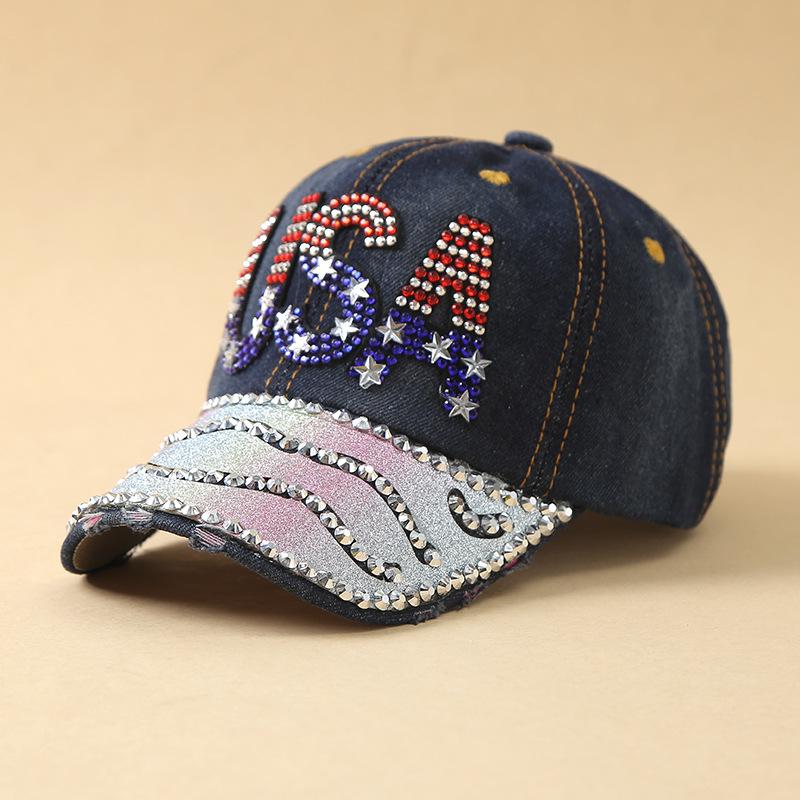 

Новая бейсболка с бриллиантами, кепка с козырьком