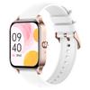 696 New Ultra-Thin Body Blue Tooth Call Smart Watch Heart Rate Health Sports Fitness Voice Assistant Men Women Smartwatch Music