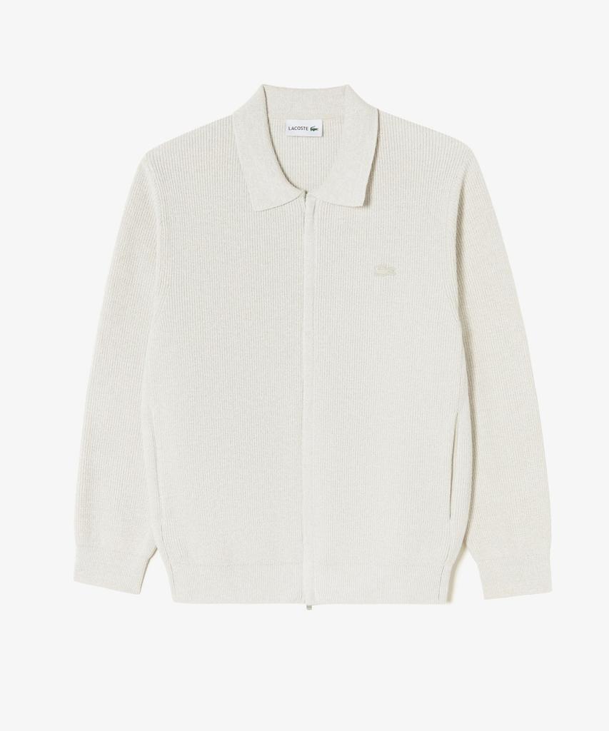 Lacoste Men'S Rib Collar Zip-Up Cardigan Ah403E-56G S7G