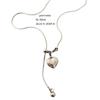 Exaggerated Heart Pendant Necklace Heart Necklace Stainless Steel Texture Fashion and Trendy Jewelry Suitable for Women