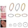 Nasenring & Ohrknorpelschmuck aus Edelstahl 316L mit Zirkonia-Einlage