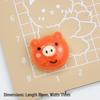 Creative Cartoon Elephant Bread Resin Accessories for DIY Ornaments, Hair Clips, and Shoe Decorations
