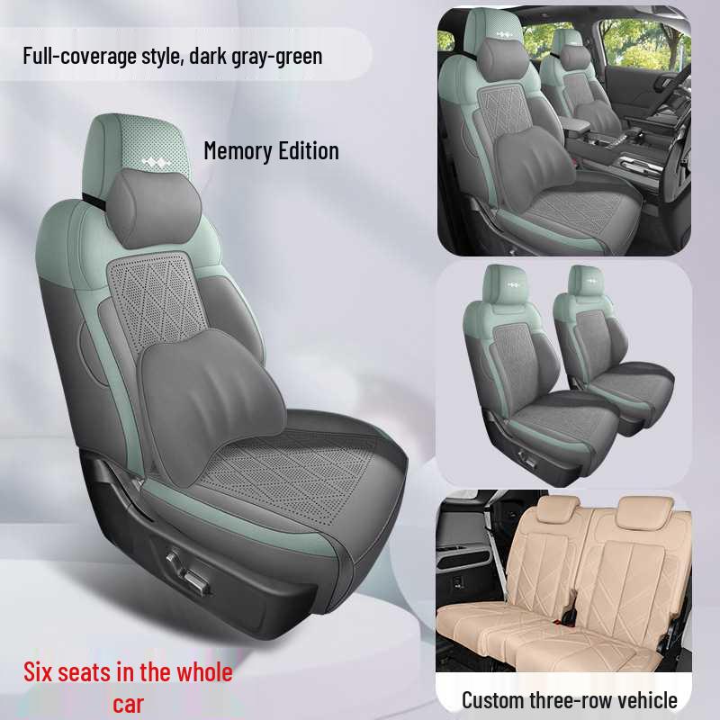BYD Yangwang 8 Suede Car Seat Cover - All-Season Full Coverage Cushion Pad