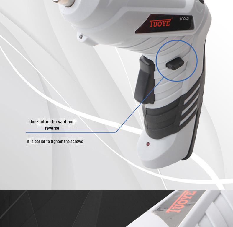 Tianshu 3.6V Folding Rotating Mini Electric Drill & Screwdriver Set