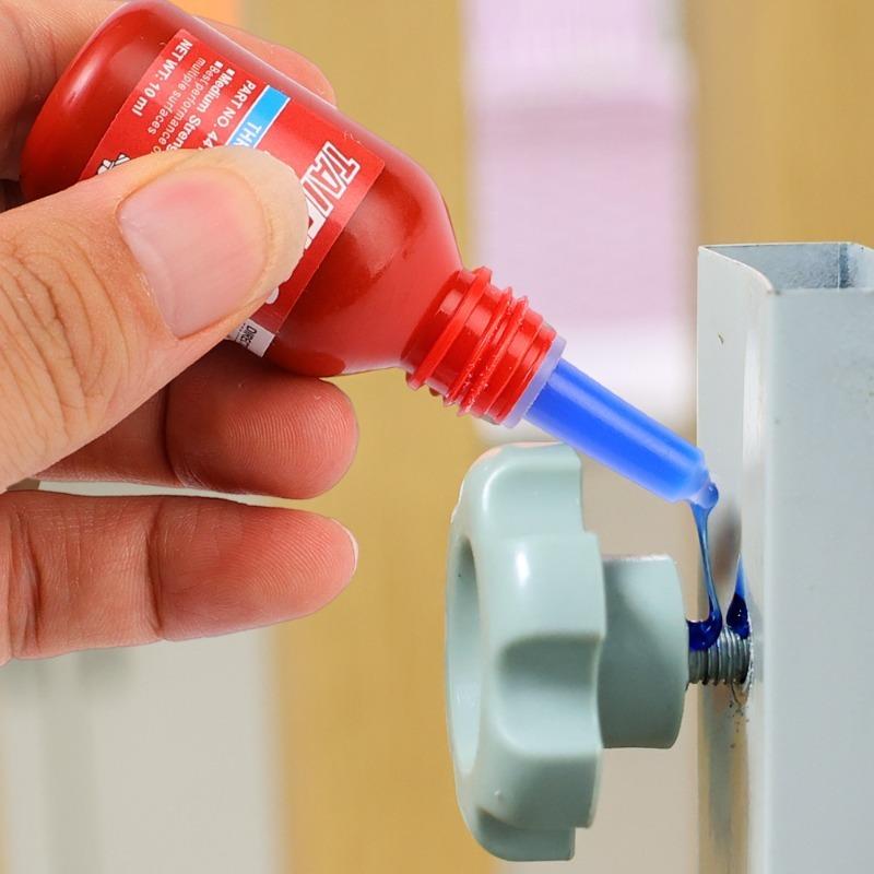 Anaerobic Threadlocker Glue High Strength Anti Loose Fast Curing Screw Locking Agent Sealant for Metal Plastic Bolts Nuts Fixing