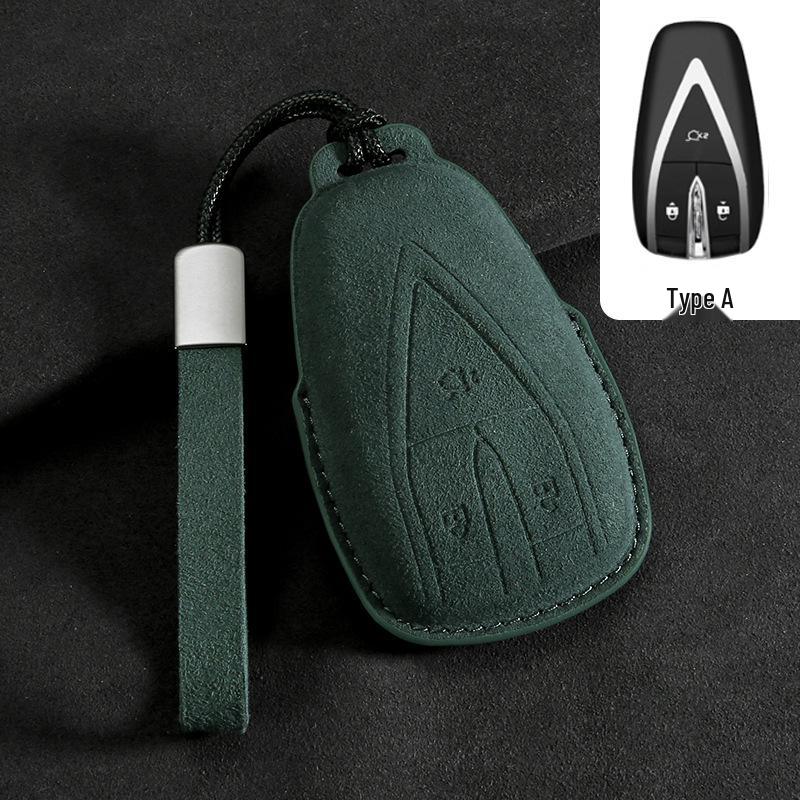 Changan SL03/S7 Key Case 2023: Suede Protective Shell with Buckle