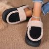Women Fashion Slippers Casual Couple Home Shoes Women 2025 Slip-on Soft Thick Soled Slides Women Winter Indoor Comfort Slippers
