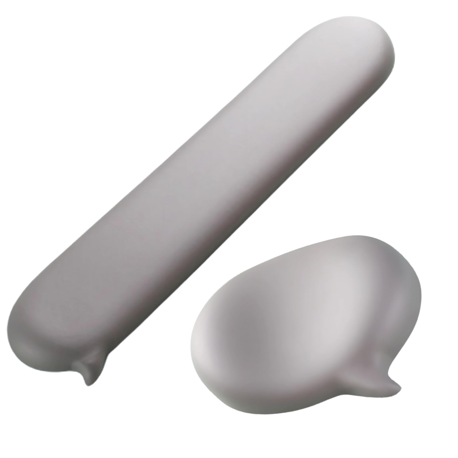 

Набор подставок для мыши Mellbo Набор подставок для запястий Подставка для ладоней Пена с памятью Игровой Мышь Клавиатура Подходит для запястий Снижает нагрузку (серый) 2 шт серый