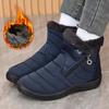 Fashion Women's Plus Size Winter Snow Boots Comfort Faux Fur Lined Warm Cotton Shoes Zipper Thick Sole Waterproof Ankle Botas Mujer 2025