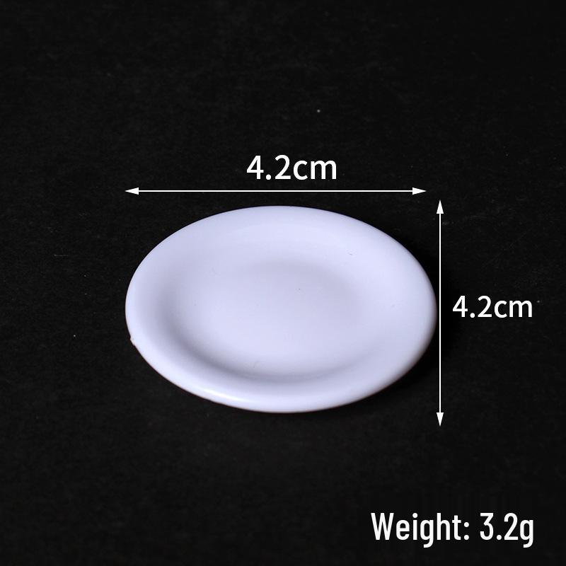 Miniature Tableware Set: Dollhouse Plates & Dishes for DIY Role-Playing Scenarios