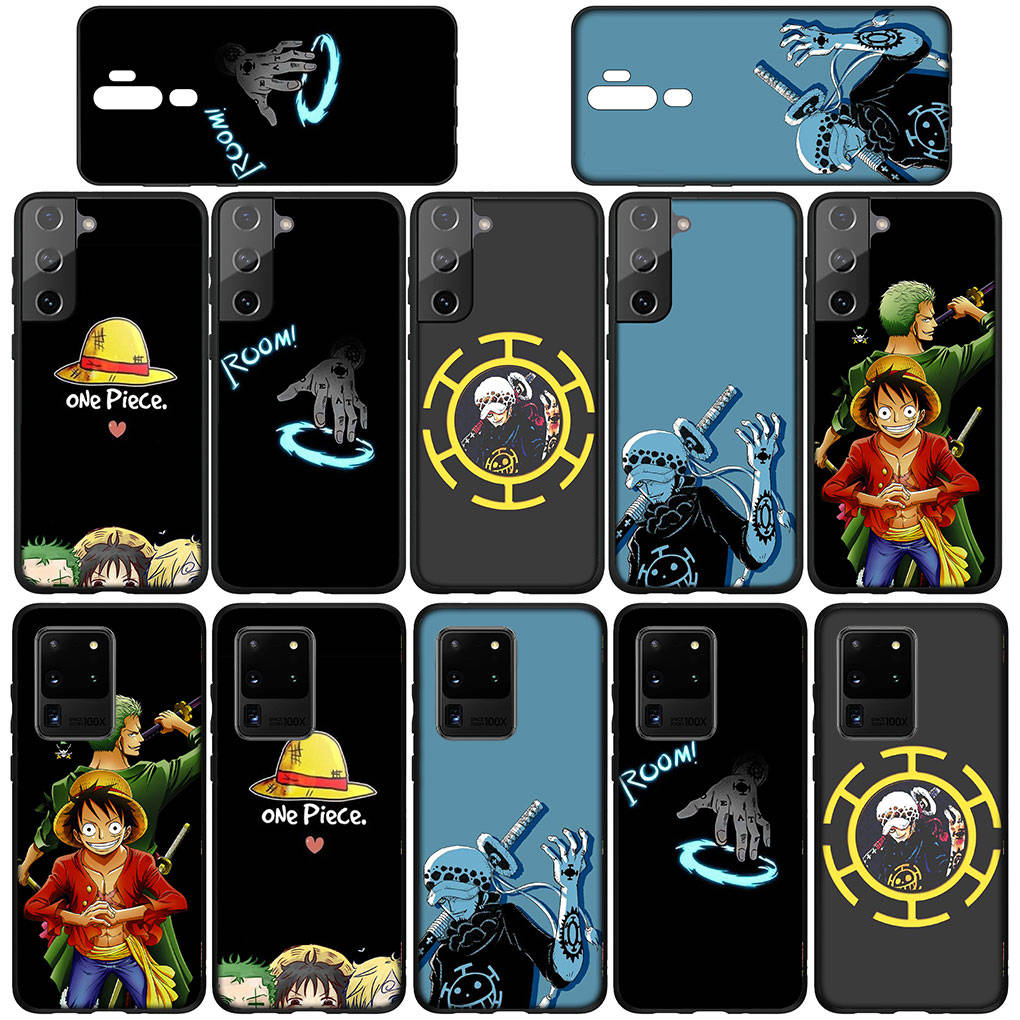 Phone Case for Samsung Galaxy S25 S24 S23 iPhone 16 15 Redmi Note 14 13 12 16E 8 X 11 Pro Max XR OPPO Moto Huawei Luffy One Piece Trafalgar Law Cover