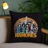 Rock R-Ramones Pillow Case Office Sofa Dorm Chair Back Short Plush Double-Sided Printing Home Cushion Cover