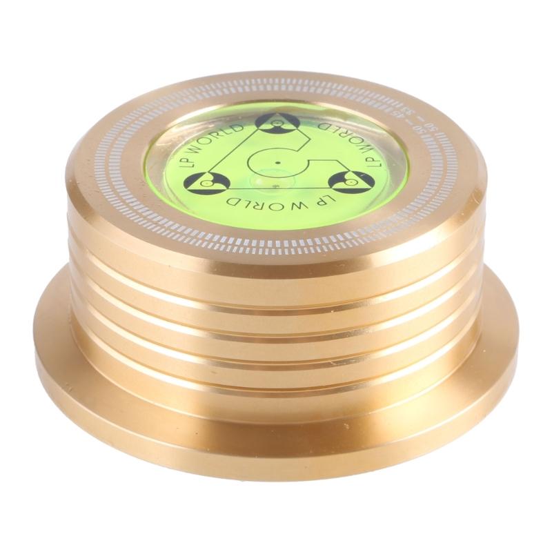 Audiophiles Grade Turntables Disc Stabilizers With Leveling Bubble, 60Hz Vibration Reduction For Vinyls Records