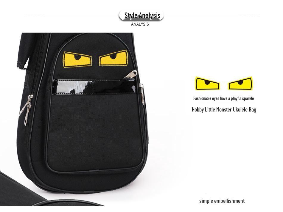 Cartoon Ukulele Backpack for 21-26 Inch Instruments