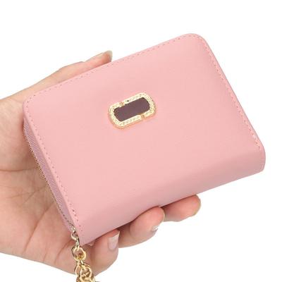 Damenmode Kurze Brieftasche Pu-leder Quaste Reißverschluss Kartenhalter Damen All Match Multi-karten-geldbörse