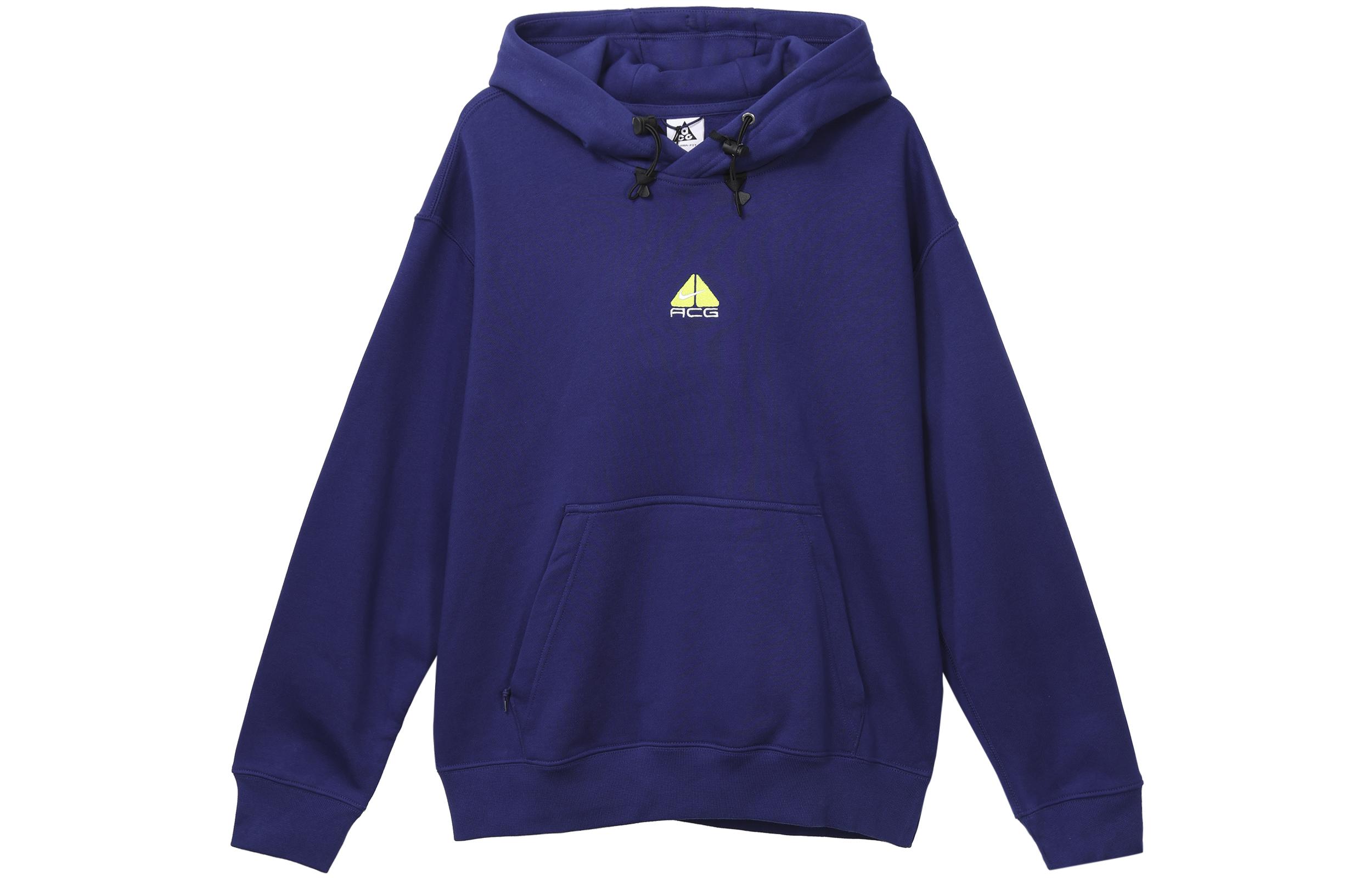 Nike ACG Brushed Thermal Pullover Sports Fleece Lined Hooded Sweatshirt Unisex Royal Blue DH3088-455 S