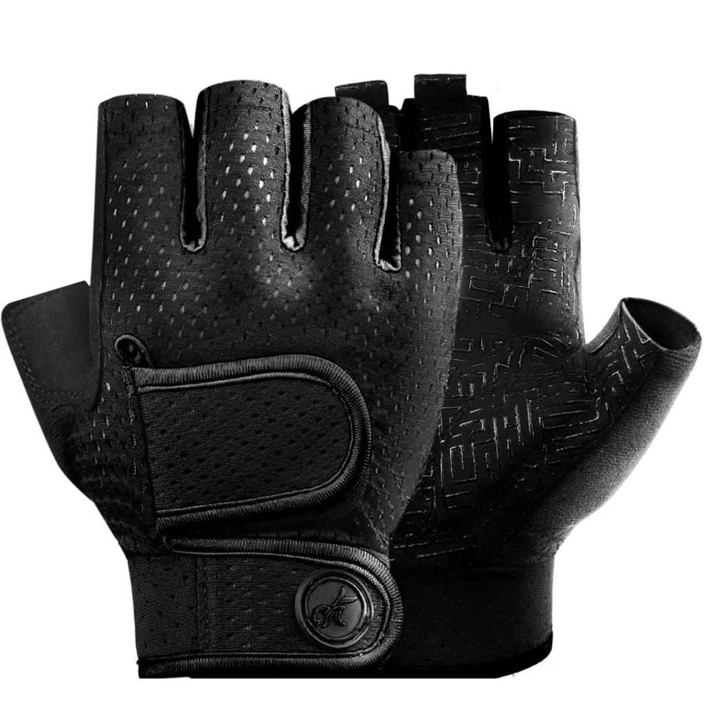 MOREOK Gym Gloves Breathable Anti-slip Pull Ups Training Yoga Body-building Exercise Fitness Workout Weight Lifting Gloves Men 6
