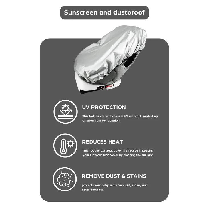 Baby Car Seat Sun Shade Cover Blocks Out Heat & Sun UV Covers Universal Baby Travel Accessories Cool Shade Fit Baby Seat Cover