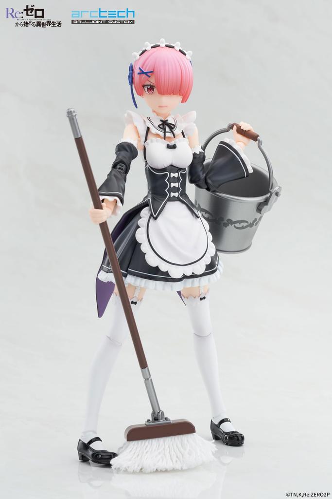 APEX ARCTECH Movable Series Life in Another Ram Scale PVC ABS Painted Movable Figure ReZERO -Starting World- 1/8 &