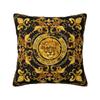 Golden Lion Baroque Print Square Pillow Cover Soft Cozy Pillow Case for Home Sofa Bed Car Decoration Cushion Cover 18x18 Inch