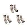 Alloy 90 Degree F Female Male Connector Threaded Locking Mechanism Perfect for Digital Signal Equipment