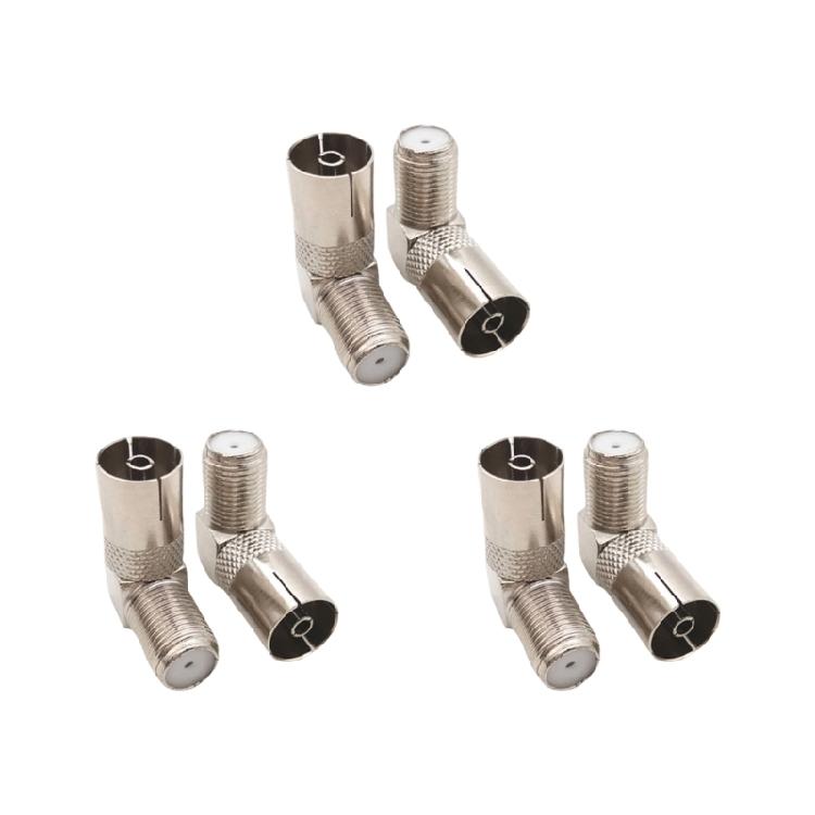 

Alloy 90 Degree F Female Male Connector Threaded Locking Mechanism Perfect for Digital Signal Equipment